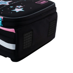 Backpack for primary school children GOPACK 38x28x15cm, patterned, black