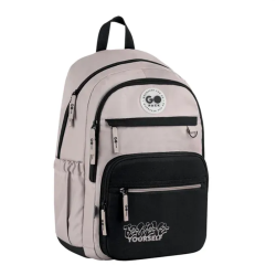 Backpack GOPACK 44.5x23x19.5cm black, brown