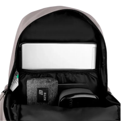Backpack GOPACK 44.5x23x19.5cm black, brown