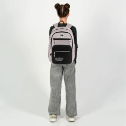 Backpack GOPACK 44.5x23x19.5cm black, brown