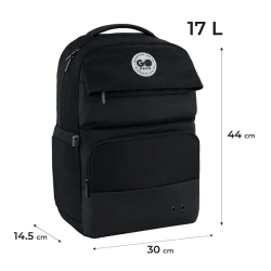 Kuprinė GOPACK 44x30x14,5cm, juodos sp.