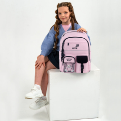 Backpack for Primary School Students KITE QUIRKY CUTE 39.5x29x13cm Pink