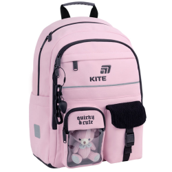 Backpack for Primary School Students KITE QUIRKY CUTE 39.5x29x13cm Pink