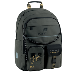 Kuprinė KITE TOKYO VIBE 39,5x29x13cm, pilkos sp.