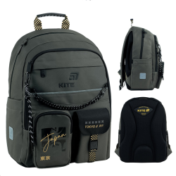 Backpack KITE TOKYO VIBE 39.5x29x13cm, grey