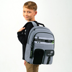 Kuprinė KITE URBAN 39,5x29x13cm pilkos sp.