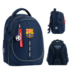 Kuprinė KITE FC BARCA 38x28x16cm mėlynos sp.