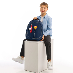Kuprinė KITE FC BARCA 38x28x16cm mėlynos sp.