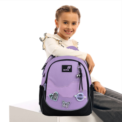 Backpack KITE CRUSH 38x28x16cm black, purple