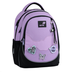 Backpack KITE CRUSH 38x28x16cm black, purple
