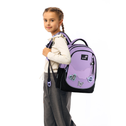 Backpack KITE CRUSH 38x28x16cm black, purple