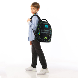 Backpack KITE PLAY THE GAME 38x28x16cm multicolored/black
