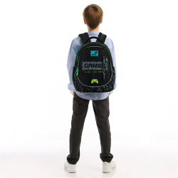 Backpack KITE PLAY THE GAME 38x28x16cm multicolored/black