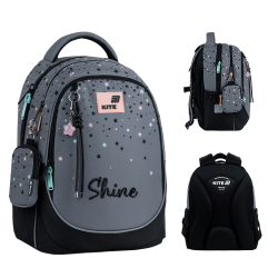 Backpack KITE SHINE 38x28x16cm multicolored, grey