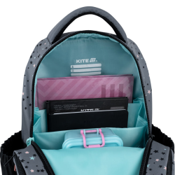 Backpack KITE SHINE 38x28x16cm multicolored, grey