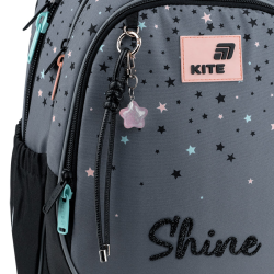 Kuprinė KITE SHINE 38x28x16cm marga, pilkos sp.