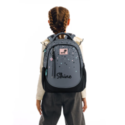 Backpack KITE SHINE 38x28x16cm multicolored, grey