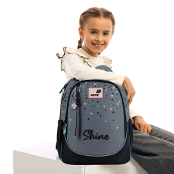 Kuprinė KITE SHINE 38x28x16cm marga, pilkos sp.