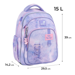 Kuprinė KITE FANCY 39x29,5x14,2cm marga, violetinė sp.