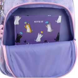 Kuprinė KITE FANCY 39x29,5x14,2cm marga, violetinė sp.
