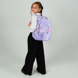 Backpack KITE FANCY 39x29.5x14.2cm colorful, purple
