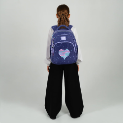 Backpack KITE TYPE LOVE 39x29.5x14.2cm multicolored, purple