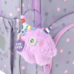 Backpack KITE MONSTER 39x28.5x13.5cm multicolored, purple