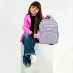 Kuprinė KITE MONSTER 39x28,5x13,5xcm marga, violetinės sp.