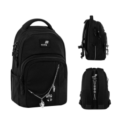 Kuprinė KITE BLACK CHARM 42x29x17cm, juodos sp.