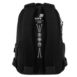 Backpack KITE BLACK CHARM 42x29x17cm, black