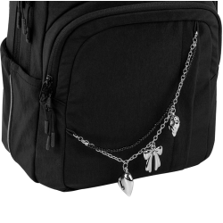 Kuprinė KITE BLACK CHARM 42x29x17cm, juodos sp.