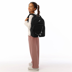 Backpack KITE BLACK CHARM 42x29x17cm, black