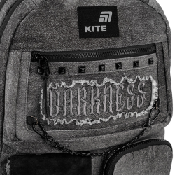 Backpack KITE DARKNESS 42x29x17cm gray