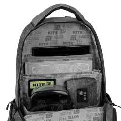 Backpack KITE DARKNESS 42x29x17cm gray