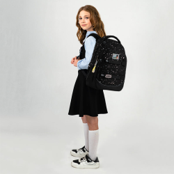 Backpack KITE HOLOGRAPHIC 42x29x20cm, multicolored, black