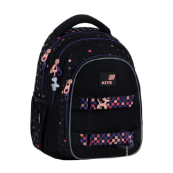 Backpack KITE ROMANTIC STREET 40x29x17cm, multicolored, black