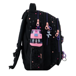 Backpack KITE ROMANTIC STREET 40x29x17cm, multicolored, black