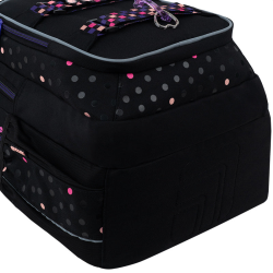 Backpack KITE ROMANTIC STREET 40x29x17cm, multicolored, black