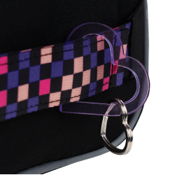 Backpack KITE ROMANTIC STREET 40x29x17cm, multicolored, black