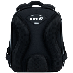 Backpack KITE BLACK&SILVER 38x30x14cm, black