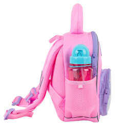 Children's Backpack KITE CAT FUN 25x23x10cm, pink