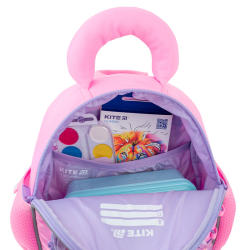 Children's Backpack KITE CAT FUN 25x23x10cm, pink