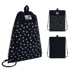 Sportswear Bag KITE 46x33cm patterned, black
