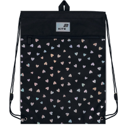 Sportswear Bag KITE 46x33cm patterned, black