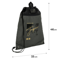 Sportswear bag KITE SNEAKER 46x33cm, black