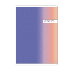 Notebook SUNSET A5 80g 12 sheets lined