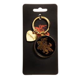 Metal keychain with Vytis