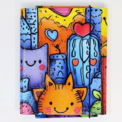 School folder A5 laminated 5APL-G/1