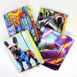 School folder A5 laminated 5APL-G/1