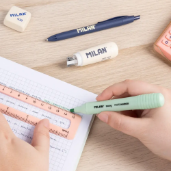 Plastic ruler MILAN 15cm